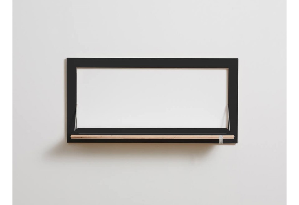 prima foto FLÄPPS HÄNGRAIL BLACK Appendiabiti da parete in compensato