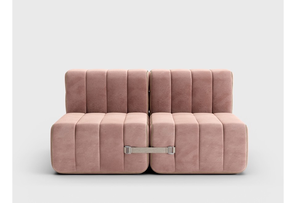 terza foto CURT Divano componibile in tessuto