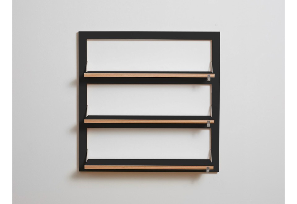 prima foto FLÄPPS 80x80x3 BLACK Libreria ufficio in compensato