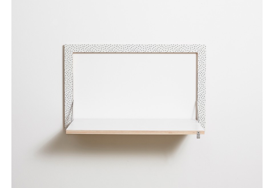 seconda foto FLÄPPS SECRETARY WATERCOLOR DOTS Scrittoio in compensato