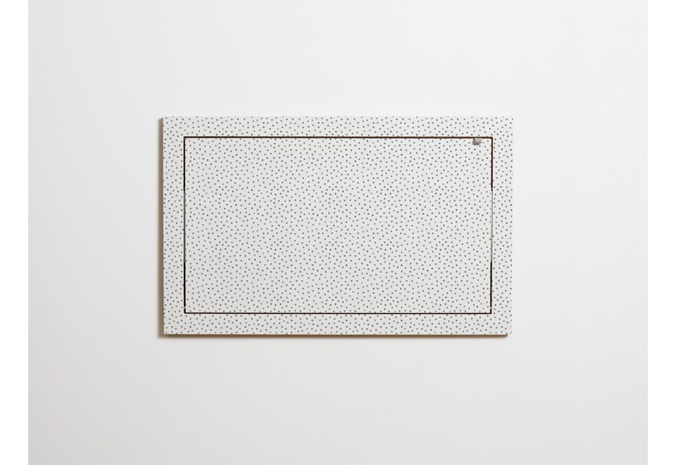 terza foto FLÄPPS SECRETARY WATERCOLOR DOTS Scrittoio in compensato