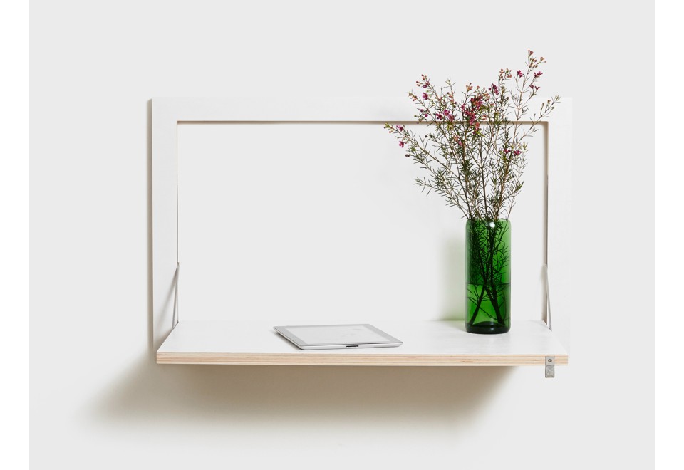 prima foto FLÄPPS SECRETARY WHITE Scrittoio in compensato