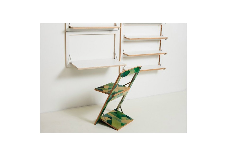 terza foto FLÄPPS SECRETARY WHITE Scrittoio in compensato