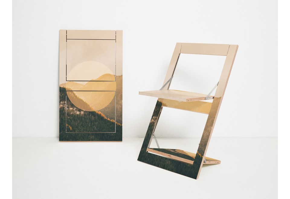 prima foto FLÄPPS FOLDING CHAIR ALPS Sedia pieghevole in compensato