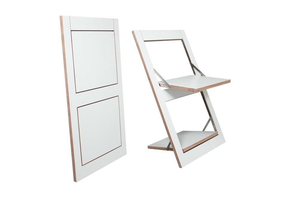 seconda foto FLÄPPS FOLDING CHAIR WHITE Sedia pieghevole in compensato