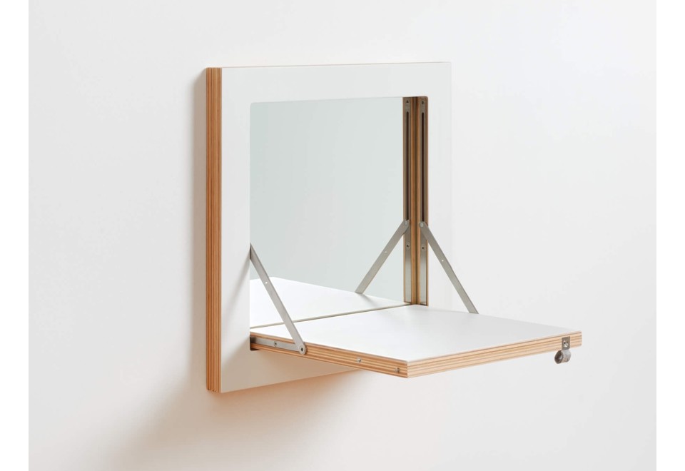 prima foto FLÄPPS VANITY MIRROR WHITE Specchio da parete per bagno