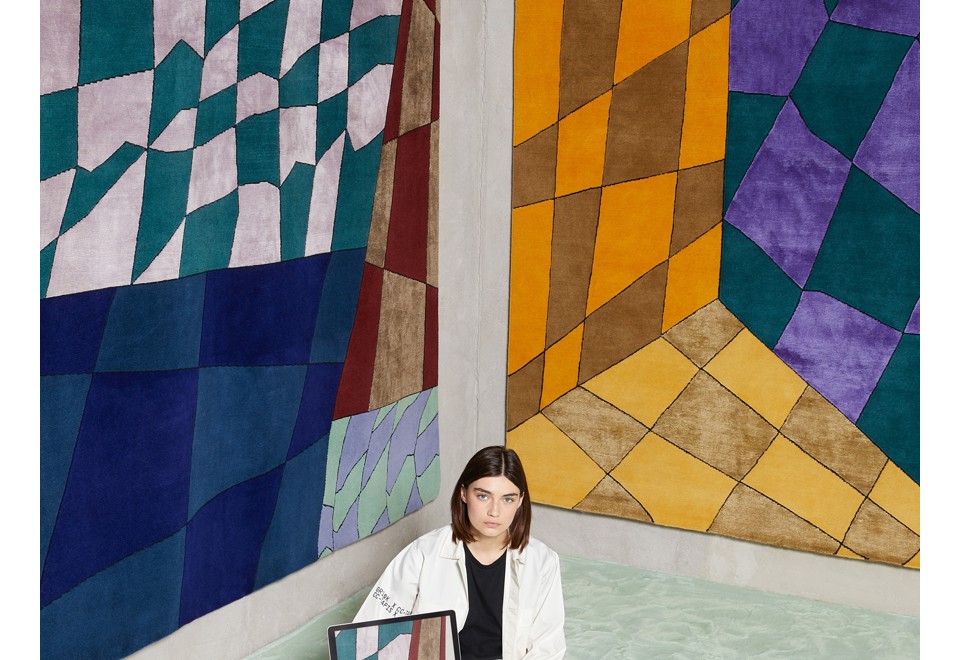 seconda foto XEQUER D Tappeto fatto a mano su misura