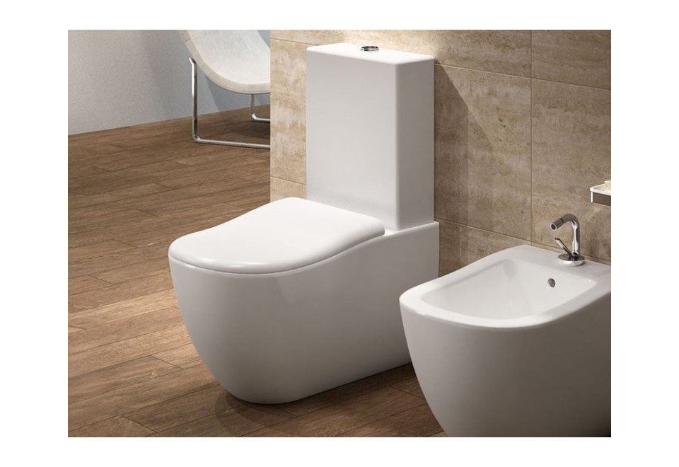 prima foto FLUID Wc monoblocco in ceramica