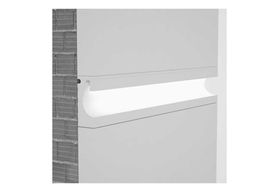 terza foto Segnapasso a parete Segnapasso a LED a parete in EPS per sistemi a cappotto