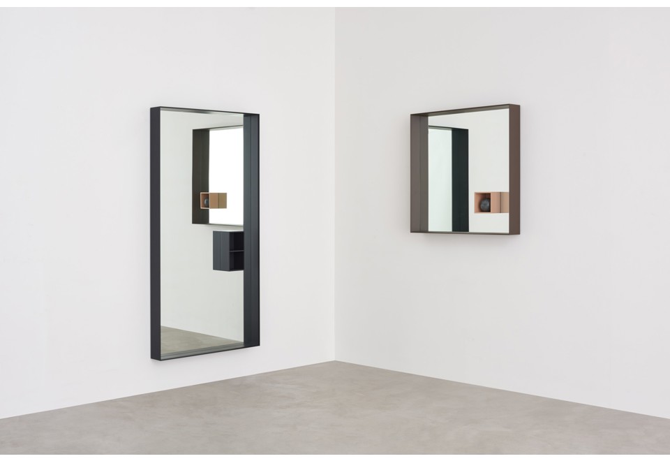 terza foto MIR Specchio rettangolare da parete con cornice