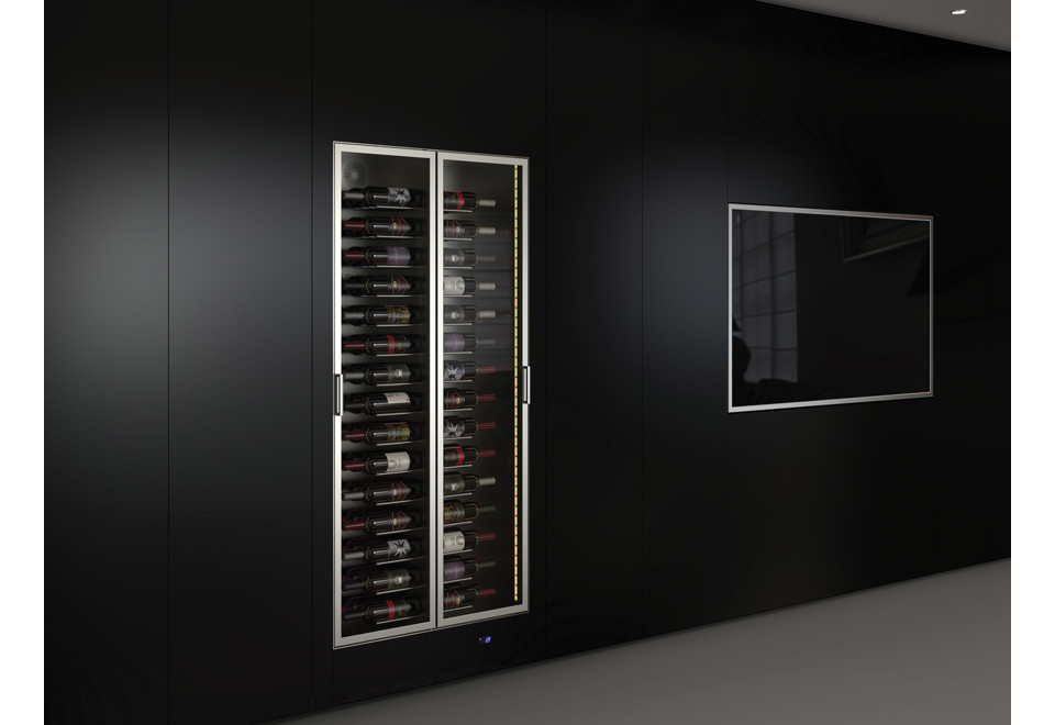 seconda foto ARKA Mobile da soggiorno con cantinetta frigo per vini integrata