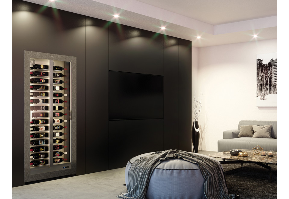 terza foto ARKA Mobile da soggiorno con cantinetta frigo per vini integrata