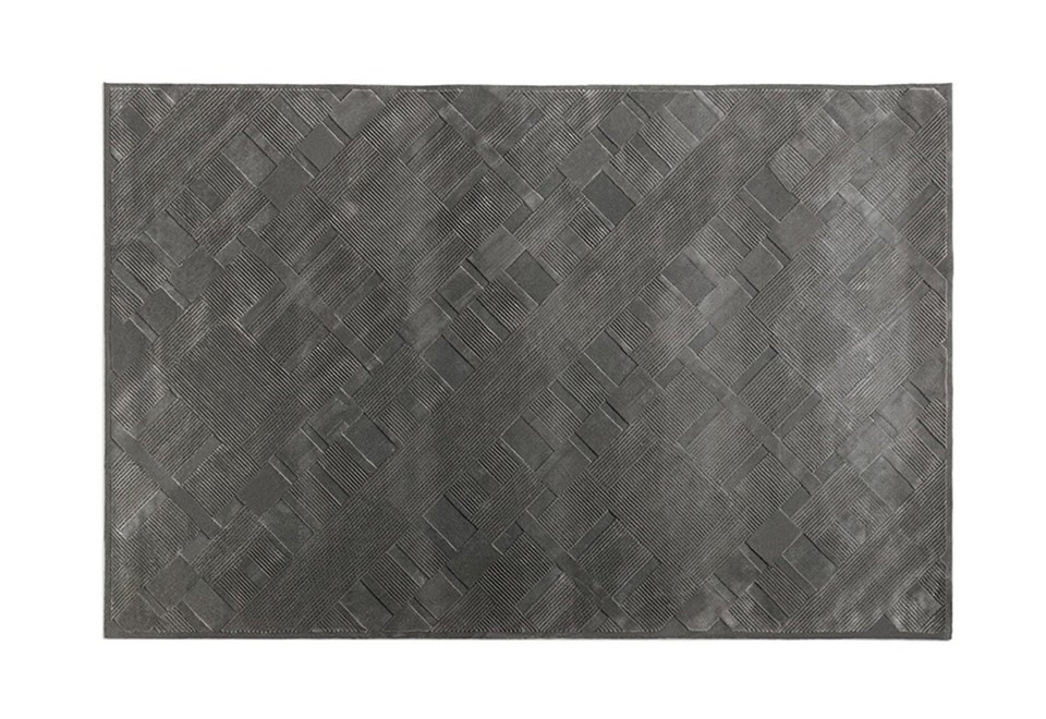 prima foto VIBRAZIONI Tappeto optical in seta di bambù