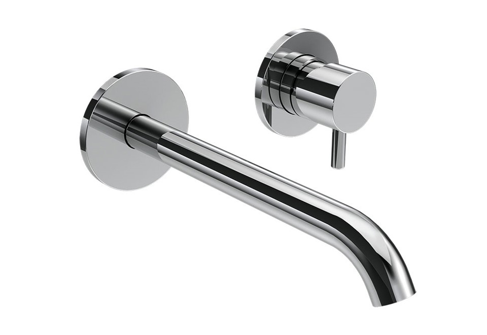 prima foto MY FUTURE 5921 18 Miscelatore per lavabo a muro in ottone cromato