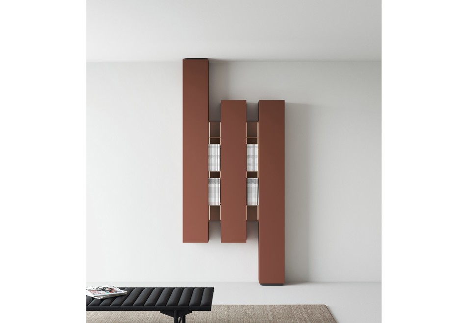 prima foto WALLOVER® COMPOSIZIONE 4 Pilastro a terra e vani a giorno