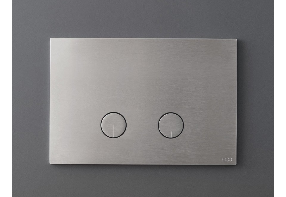 prima foto Placca di comando per wc in acciaio inox