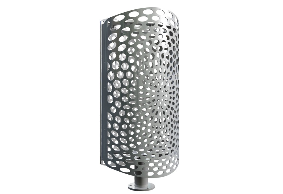 prima foto KEO Portarifiuti in metallo per esterni