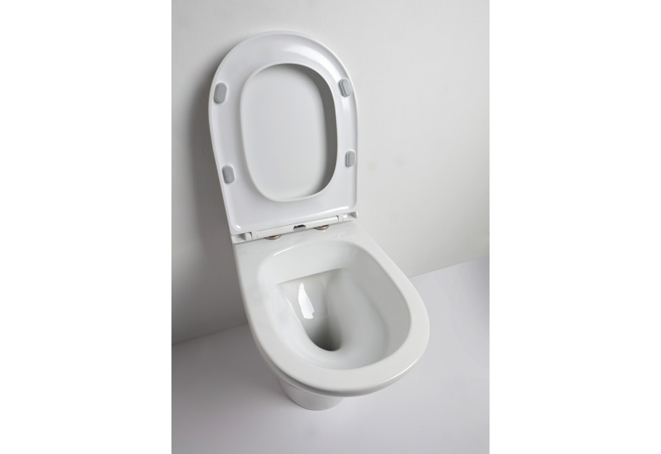 terza foto AQUATECH Wc filo parete in ceramica