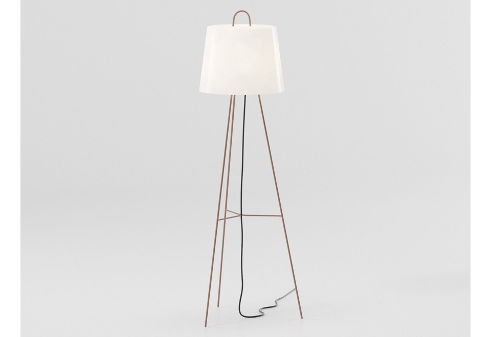 prima foto MIA Lampada da terra per esterno in vetro acidato