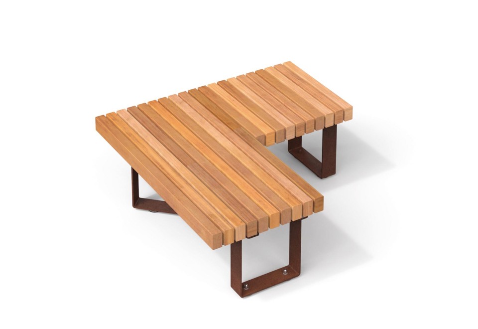 prima foto COBRA CA1 Panchina modulare in legno senza schienale