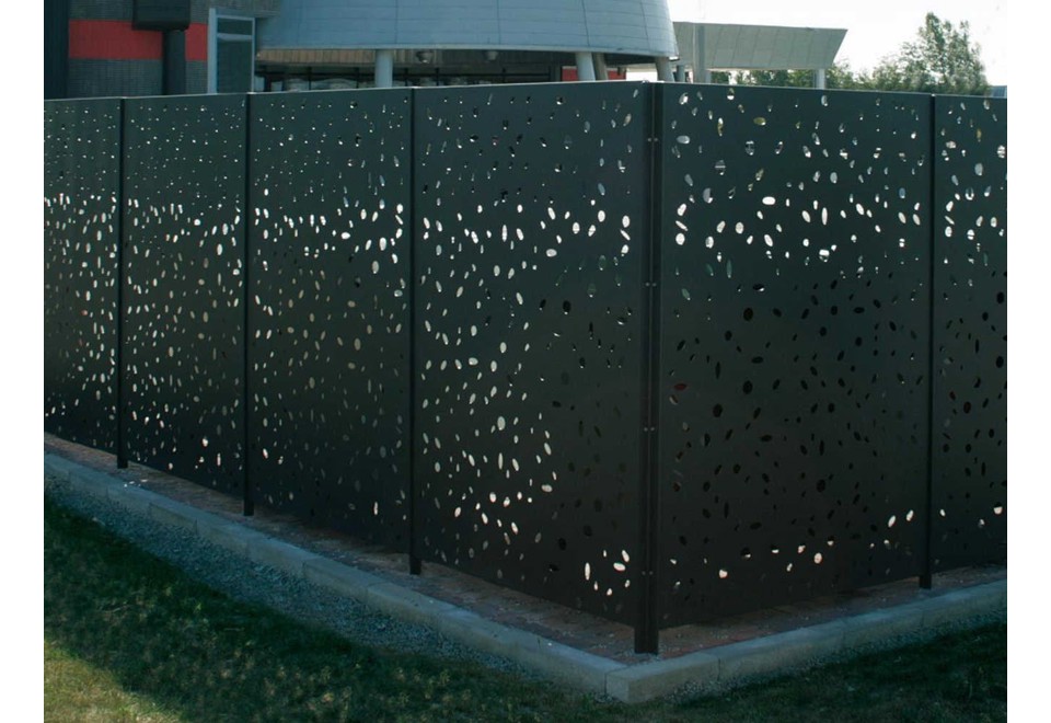 prima foto MASCHERA Pannellatura per la protezione di isole ecologiche