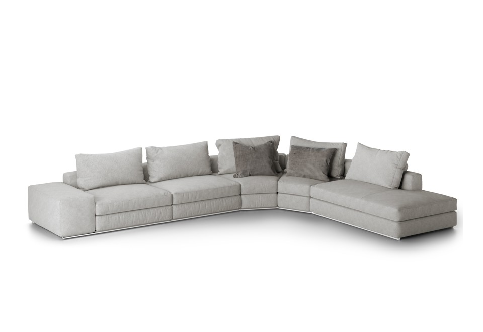 prima foto DOMINIO Divano componibile in tessuto