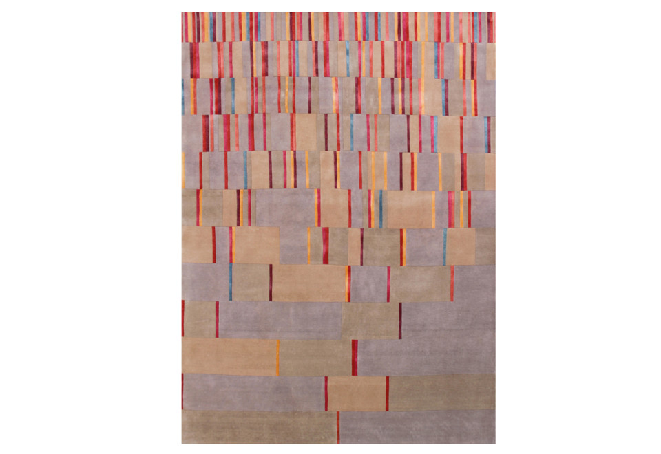 prima foto MILES Tappeto fatto a mano a motivi geometrici