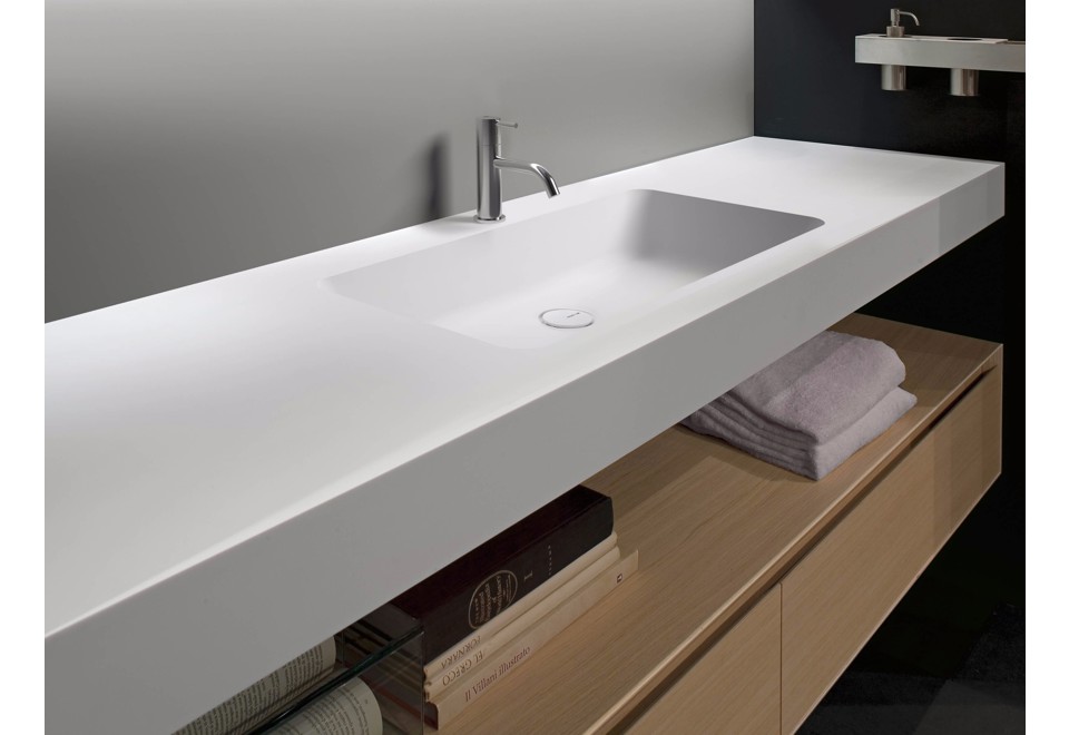 prima foto ARCO Lavabo in Corian® con piano