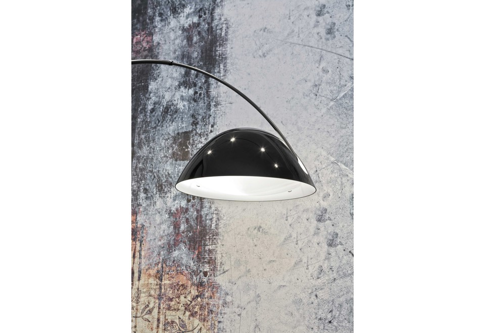 terza foto PLUMA Lampada da terra in metallo