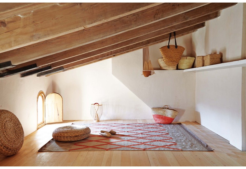 seconda foto SIOUX Tappeto in lana a motivi geometrici