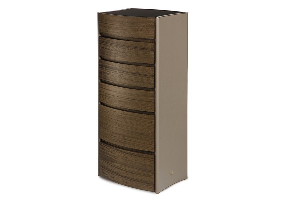 terza foto DEA Cassettiera in legno e pelle