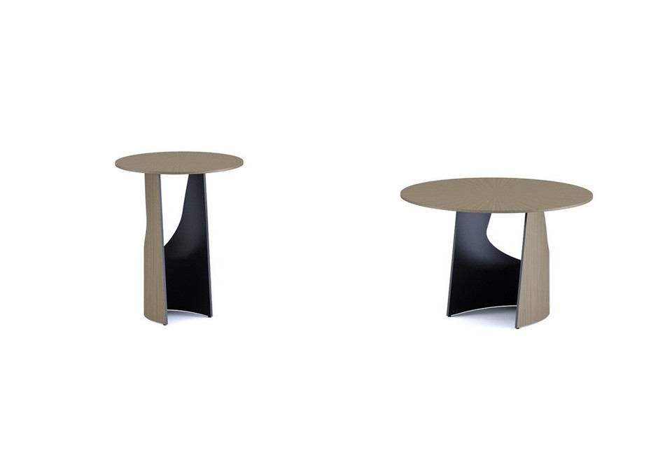 prima foto ELLIPSE Tavolino rotondo in metallo