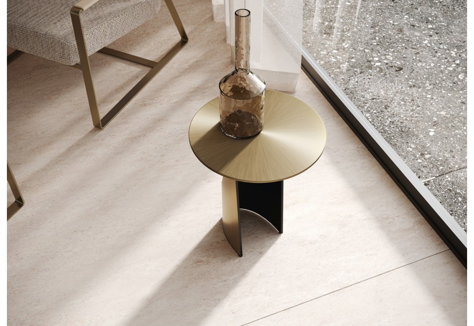 seconda foto ELLIPSE Tavolino rotondo in metallo