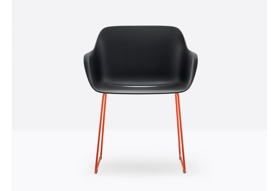 prima foto BABILA XL Sedia a slitta in polipropilene